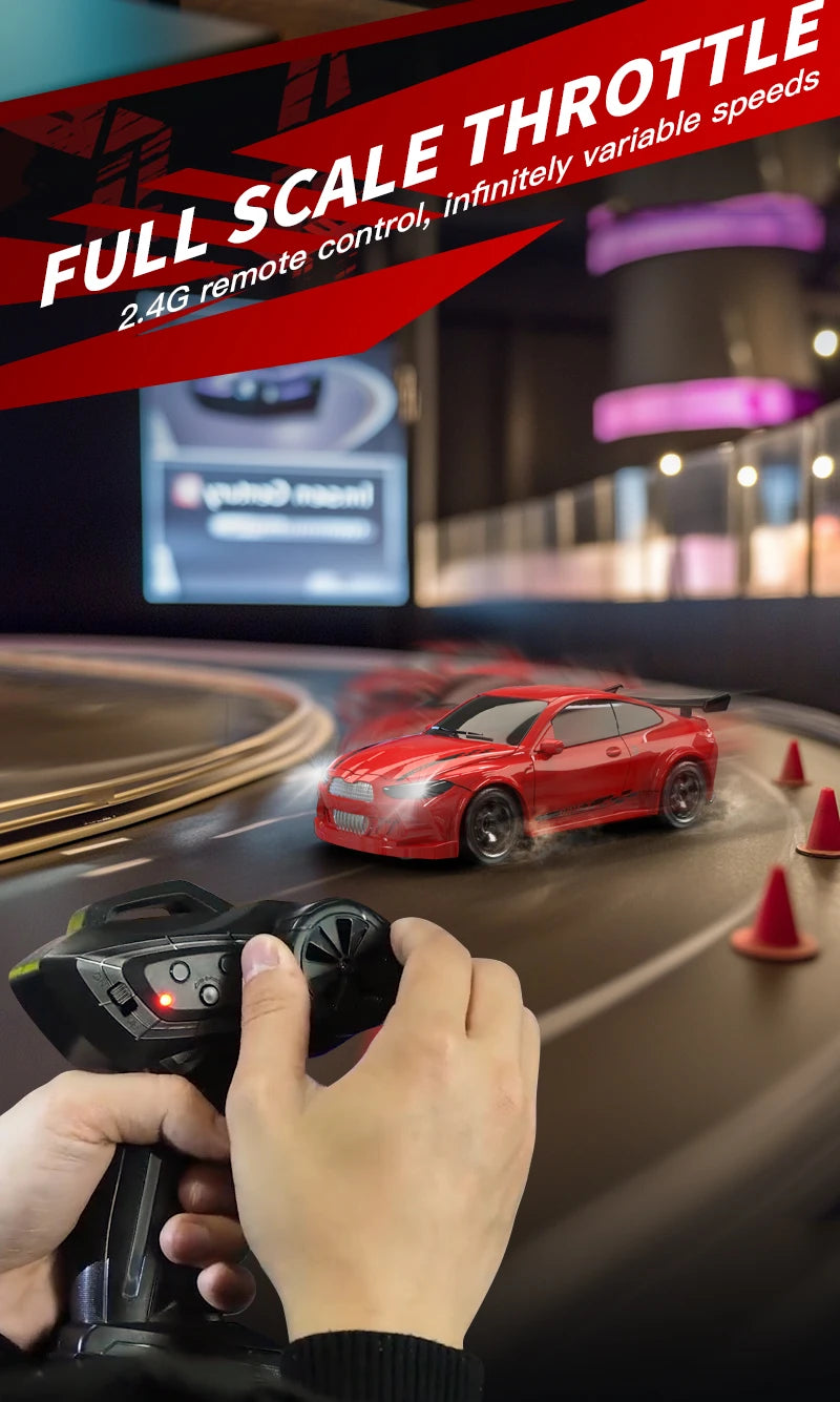 1/64 2.4G High speed Drift Rc Car 4WD Remote Control Four Wheel Drive