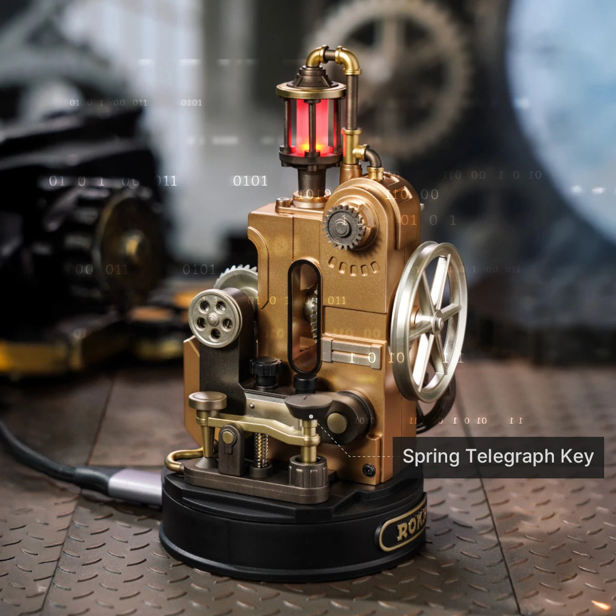 3D Puzzle Steampunk Mechanical Model Unique Desk Decor Ideal Gift For Boys Men