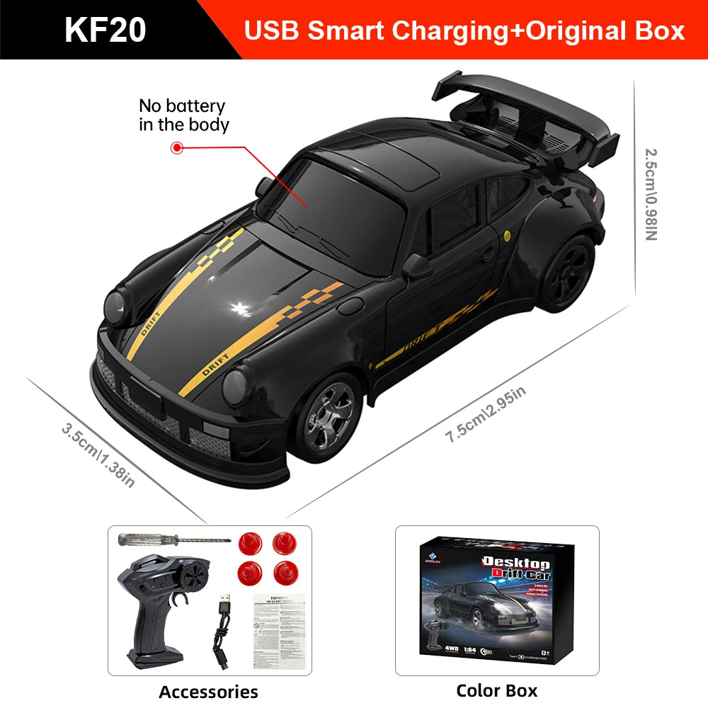 1/64 2.4G High speed Drift Rc Car 4WD Remote Control Four Wheel Drive