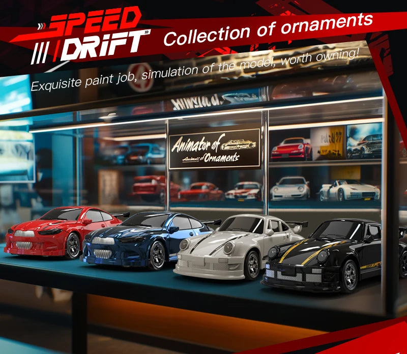 1/64 2.4G High speed Drift Rc Car 4WD Remote Control Four Wheel Drive