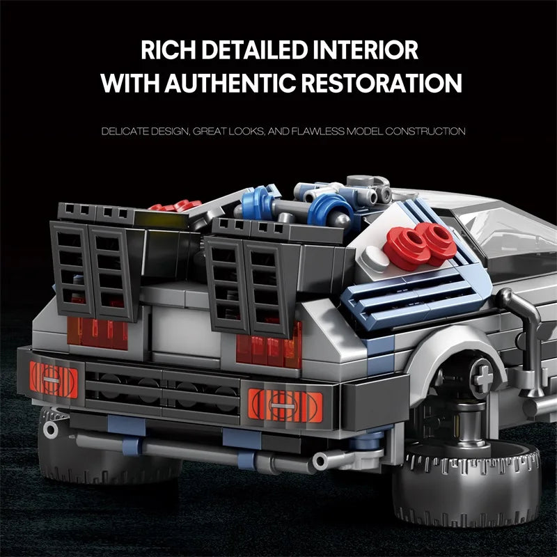 1:24 Classic Movie Racing Car Building Blocks Model Toys