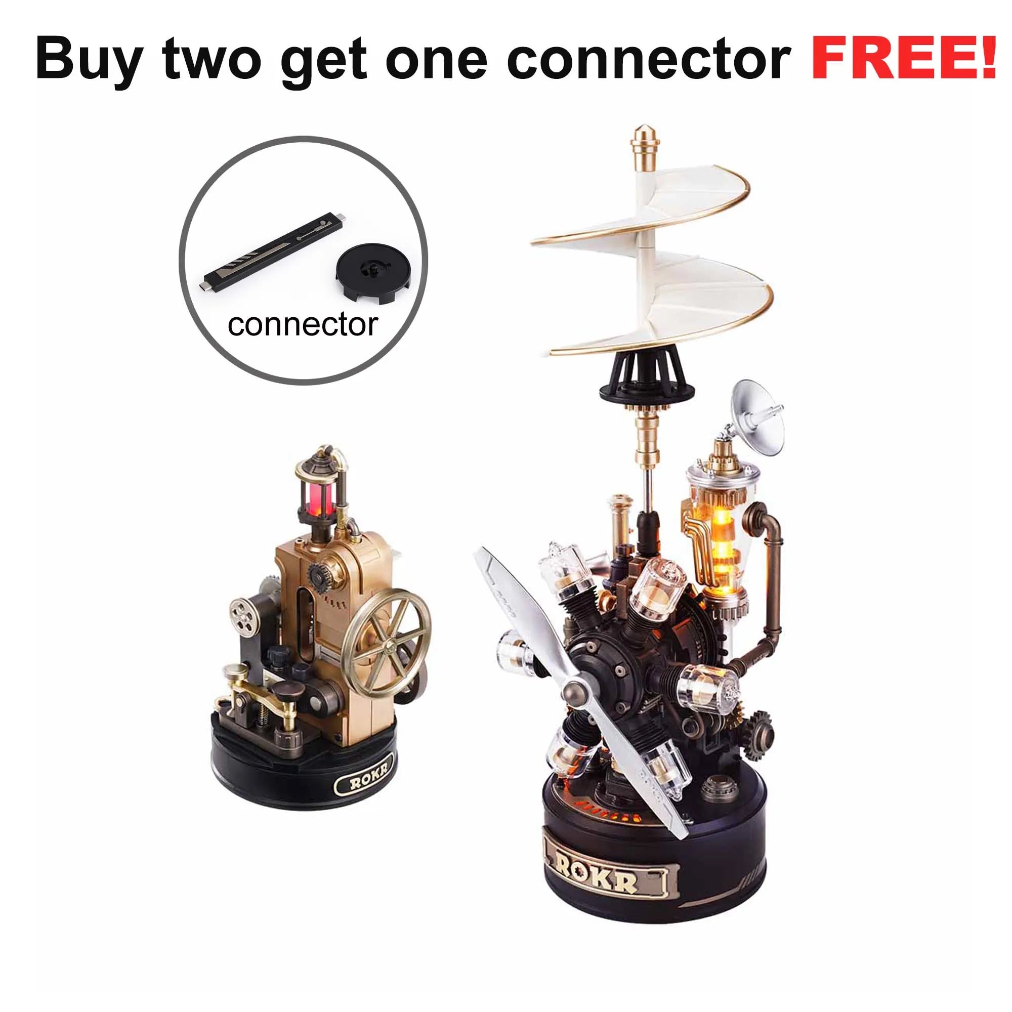 3D Puzzle Steampunk Mechanical Model Unique Desk Decor Ideal Gift For Boys Men
