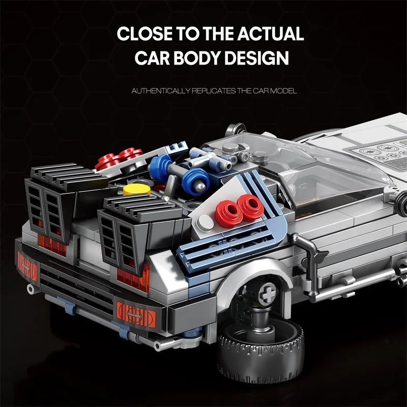 1:24 Classic Movie Racing Car Building Blocks Model Toys