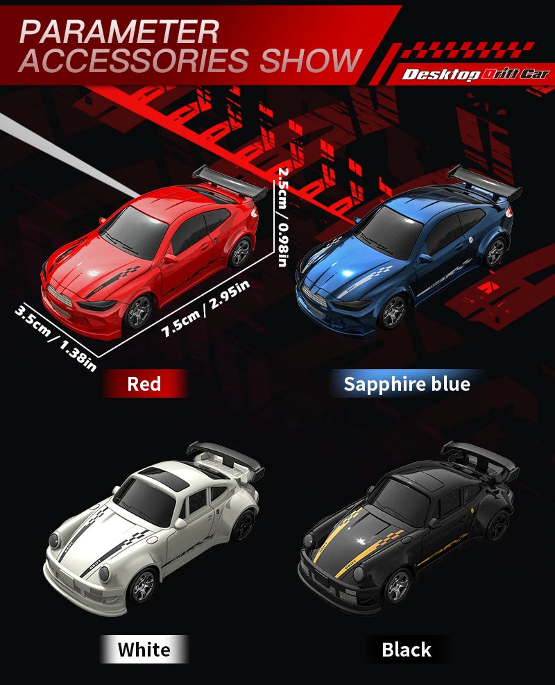 1/64 2.4G High speed Drift Rc Car 4WD Remote Control Four Wheel Drive