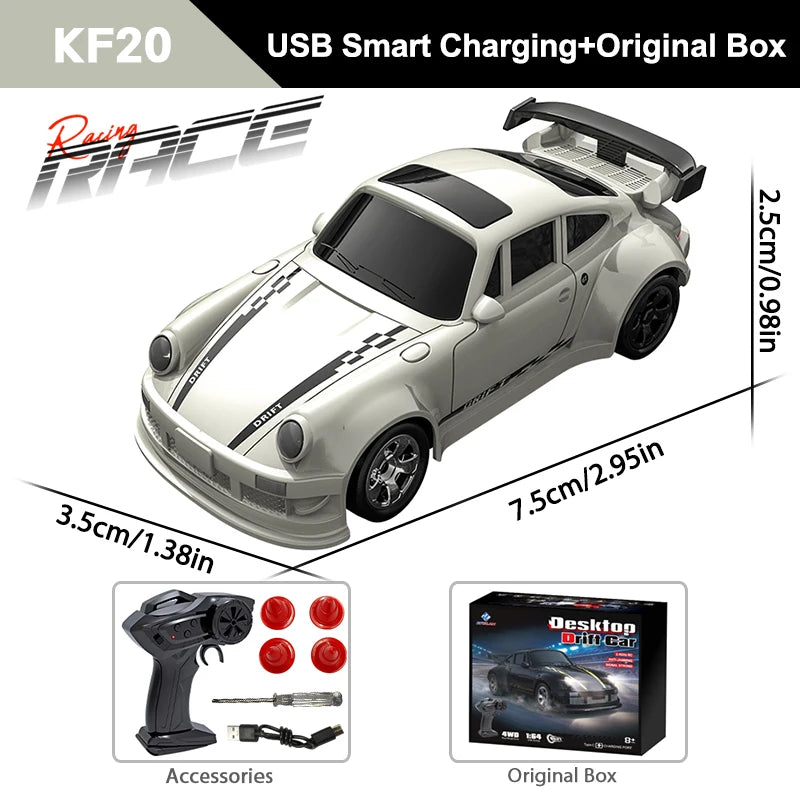 1/64 2.4G High speed Drift Rc Car 4WD Remote Control Four Wheel Drive