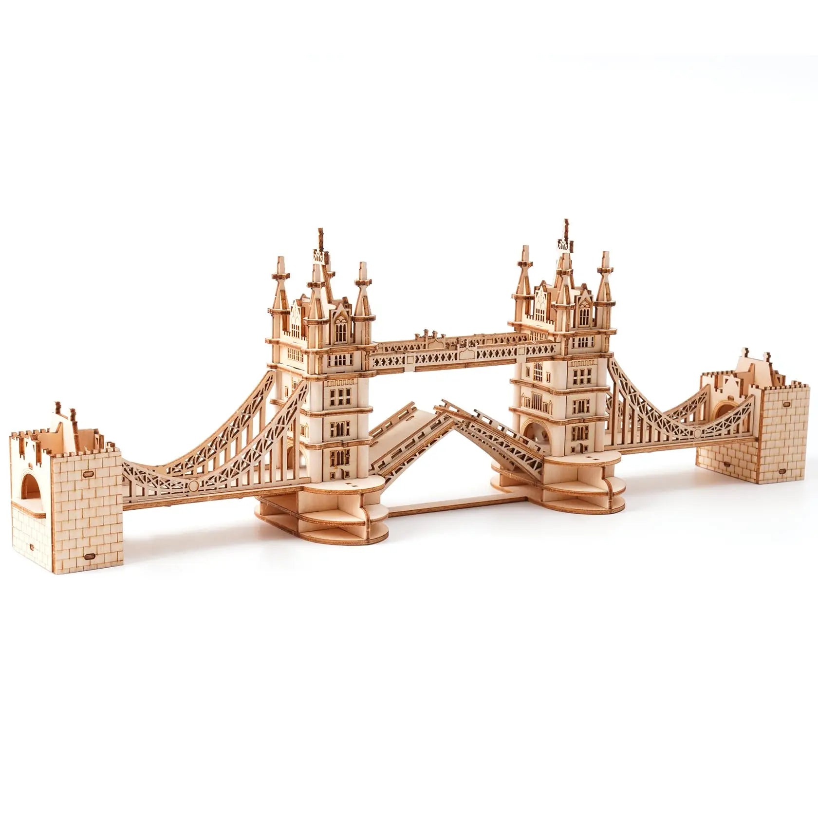 3D Tower Bridge Big Ben Famous Building Wooden Puzzle Easy Assembly Toy