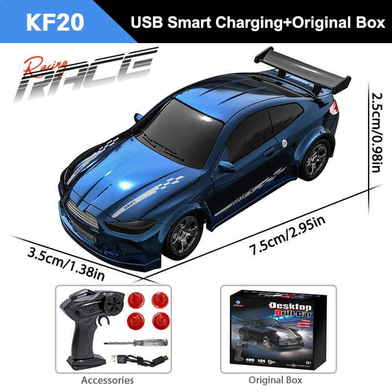 1/64 2.4G High speed Drift Rc Car 4WD Remote Control Four Wheel Drive