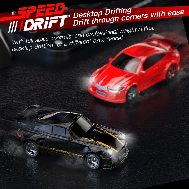 1/64 2.4G High speed Drift Rc Car 4WD Remote Control Four Wheel Drive