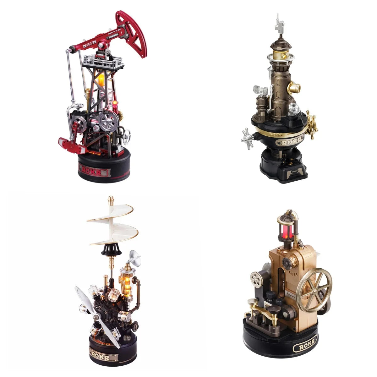 3D Puzzle Steampunk Mechanical Model Unique Desk Decor Ideal Gift For Boys Men